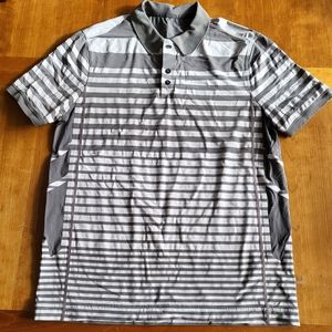 Lululemon Striped Collared Golf Shirt Men's Size L